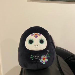 8” Original Delfina the Black Sugar Skull Day Of the Dead Squishmallow BNWT